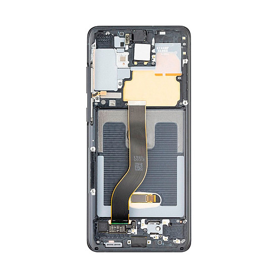 Samsung Galaxy S20+ G985F/G986F OLED Touch Screen Digitizer Assembly with Frame - Cosmic Black [Refurbished]