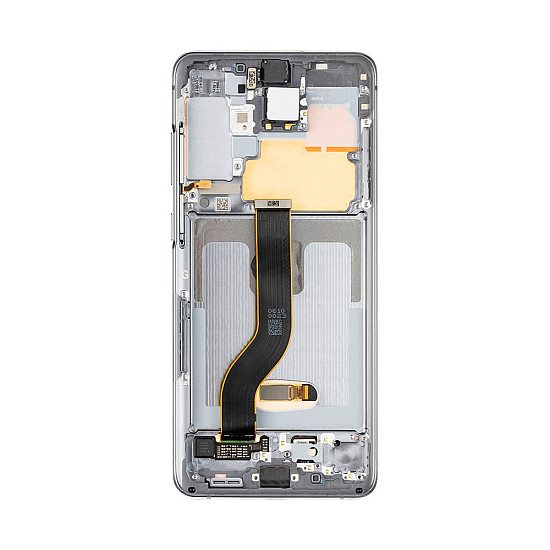 Samsung Galaxy S20+ G985F/G986F OLED Touch Screen Digitizer Assembly with Frame - Cosmic Grey [Refurbished]