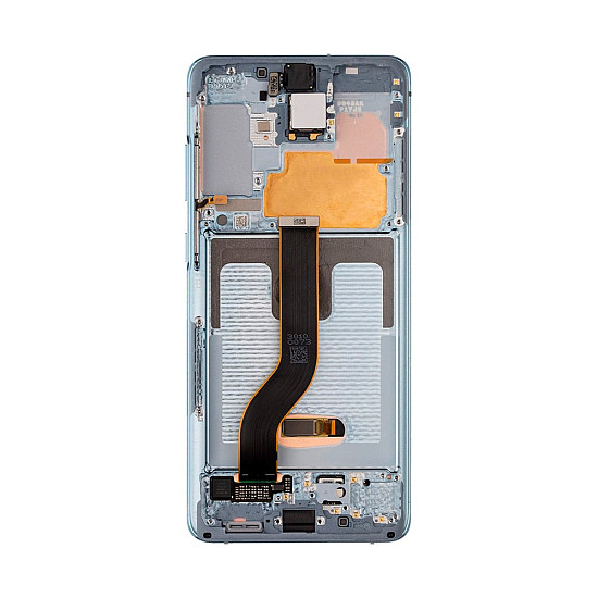 Samsung Galaxy S20+ G985F/G986F OLED Touch Screen Digitizer Assembly with Frame - Cloud Blue [Service Pack]