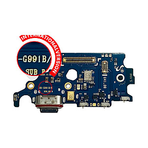 Charging Port Flex Cable with Sim Card Reader OEM for Samsung Galaxy S21 5G G991B
