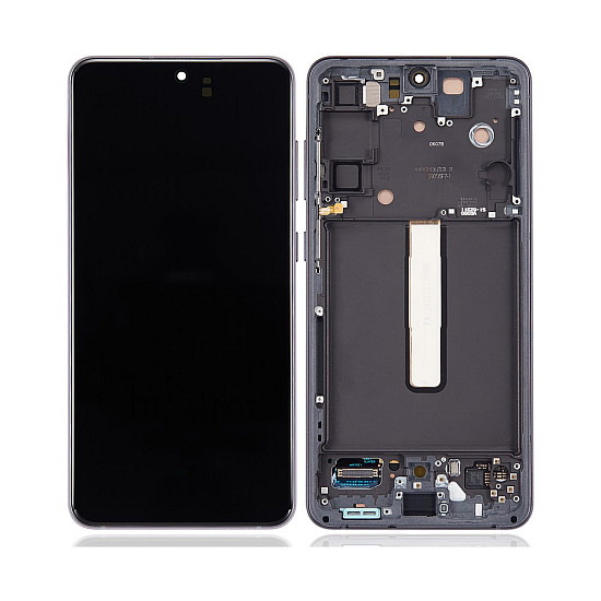 Samsung Galaxy S21 FE G990B OLED Touch Screen Digitizer Assembly with Frame - Graphite [Service Pack]