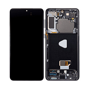 [Aftermarket OLED] OLED Touch Screen Digitizer Assembly with Frame - Phantom Black for Samsung Galaxy S21+ G996B