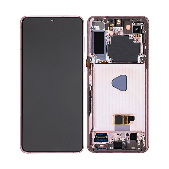 Samsung Galaxy S21+ G996B OLED Touch Screen Digitizer Assembly with Frame - Phantom Violet [Refurbished]