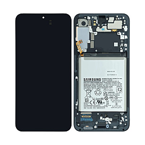[Service Pack] OLED Touch Screen Digitizer Assembly with Frame - Graphite for Samsung Galaxy S22+ S906B
