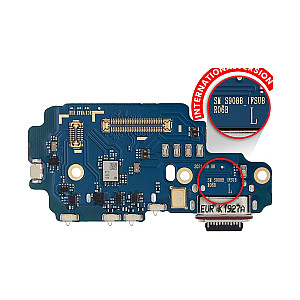 Charging Port Flex Cable with Sim Card Reader OEM for Samsung Galaxy S22 Ultra 5G S908B