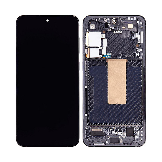 Samsung Galaxy S23+ S916B OLED Touch Screen Digitizer Assembly with Frame - Phantom Black [Aftermarket OLED]