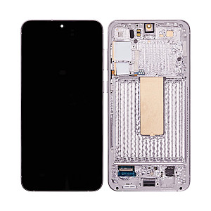 [Refurbished] OLED Touch Screen Digitizer Assembly with Frame - Lavender for Samsung Galaxy S23+ S916B