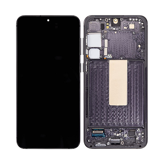Samsung Galaxy S23+ S916B OLED Touch Screen Digitizer Assembly with Frame - Phantom Black [Service Pack]