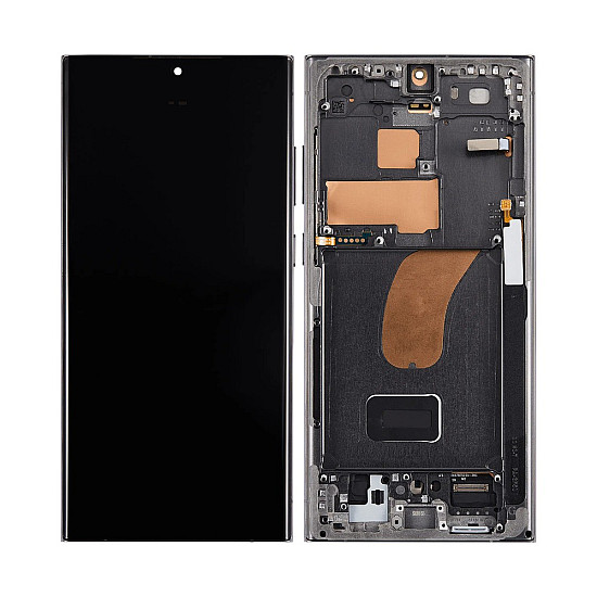 Samsung Galaxy S23 Ultra S918B OLED Touch Screen Digitizer Assembly with Frame - Green [Aftermarket OLED]
