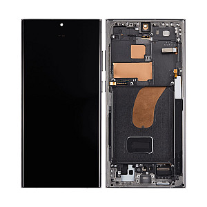 [Refurbished] OLED Touch Screen Digitizer Assembly with Frame - Green for Samsung Galaxy S23 Ultra S918B
