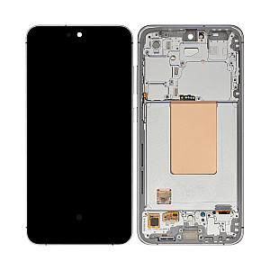[Refurbished] OLED Touch Screen Digitizer Assembly with Frame - Grey for Samsung Galaxy S24 FE S721B
