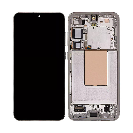 Samsung Galaxy S24+ S926B OLED Touch Screen Digitizer Assembly with Frame - Amber Yellow [Refurbished]