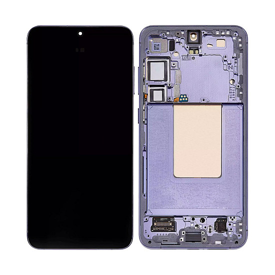 Samsung Galaxy S24+ S926B OLED Touch Screen Digitizer Assembly with Frame - Cobalt Violet [Refurbished]