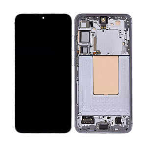 [Refurbished] OLED Touch Screen Digitizer Assembly with Frame - Sapphire Blue for Samsung Galaxy S24+ S926B