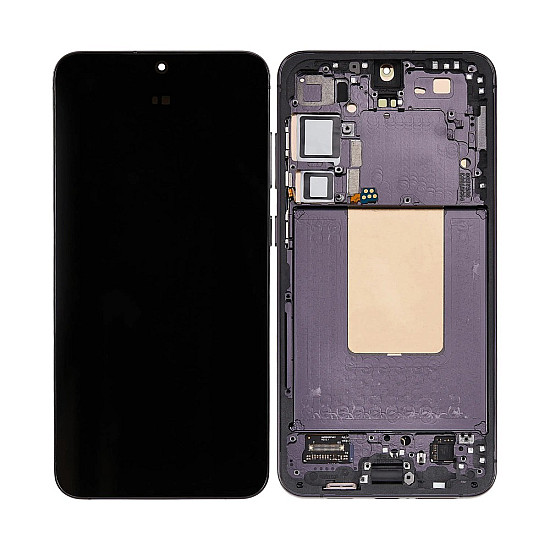 Samsung Galaxy S24+ S926B OLED Touch Screen Digitizer Assembly with Frame - Onyx Black [Service Pack]