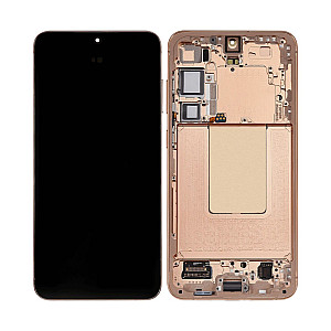 [Service Pack] OLED Touch Screen Digitizer Assembly with Frame - Sandstone Orange for Samsung Galaxy S24+ S926B