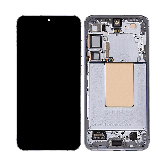 Samsung Galaxy S24+ S926B OLED Touch Screen Digitizer Assembly with Frame - Sapphire Blue [Service Pack]