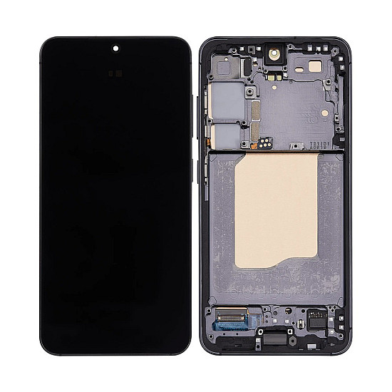 Samsung Galaxy S25 S931B OLED Touch Screen Digitizer Assembly with Frame - Blue Black [Refurbished]