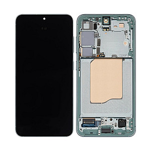 [Refurbished] OLED Touch Screen Digitizer Assembly with Frame - Mint for Samsung Galaxy S25 S931B