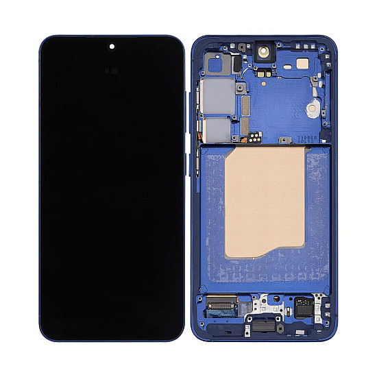 Samsung Galaxy S25 S931B OLED Touch Screen Digitizer Assembly with Frame - Navy [Refurbished]