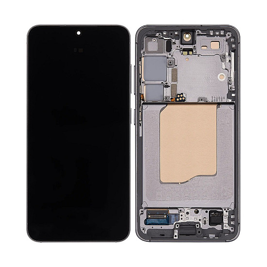 Samsung Galaxy S25 S931B OLED Touch Screen Digitizer Assembly with Frame - Silver Shadow [Refurbished]