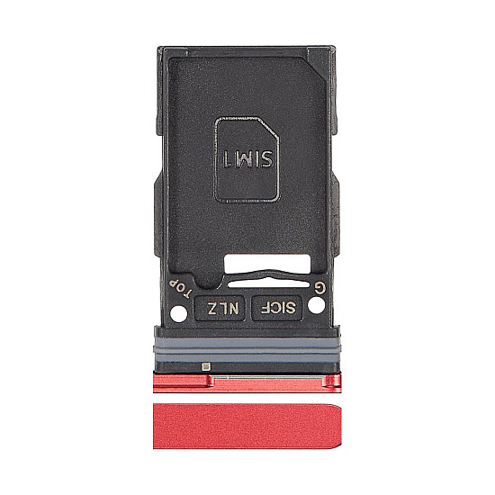 Sim Card Tray - Coral Red OEM for Samsung Galaxy S25 / S25 Plus