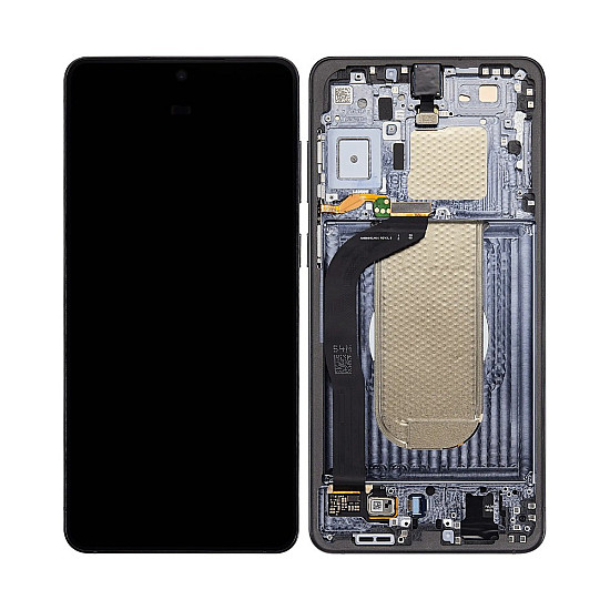 [Service Pack] OLED Touch Screen Digitizer Assembly with Frame - Titanium Jetblack for Samsung Galaxy S25 Edge S937B
