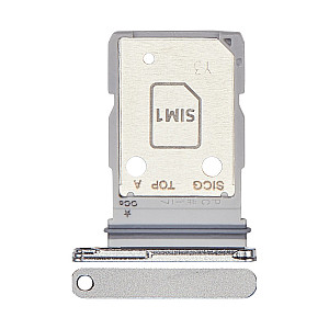 Sim Card Tray - Titanium Silver OEM for Samsung Galaxy S25 Edge Sim Card Tray - Titanium Silver OEM for Samsung Galaxy S25 Edge