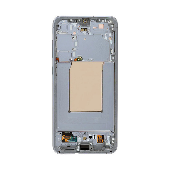 Samsung Galaxy S25 FE S731B OLED Touch Screen Digitizer Assembly with Frame - White [Refurbished]