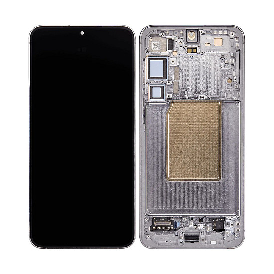 Samsung Galaxy S25+ S936B OLED Touch Screen Digitizer Assembly with Frame - Silver Shadow [Refurbished]