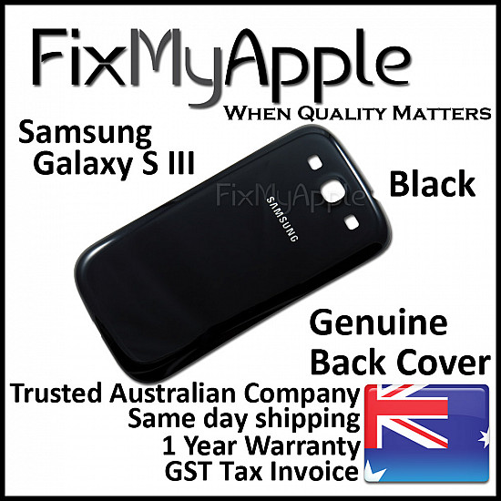 Samsung Galaxy S3 i9300 Back Cover - Black OEM