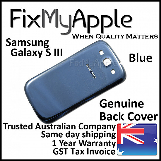 Samsung Galaxy S3 i9300 Back Cover - Blue OEM