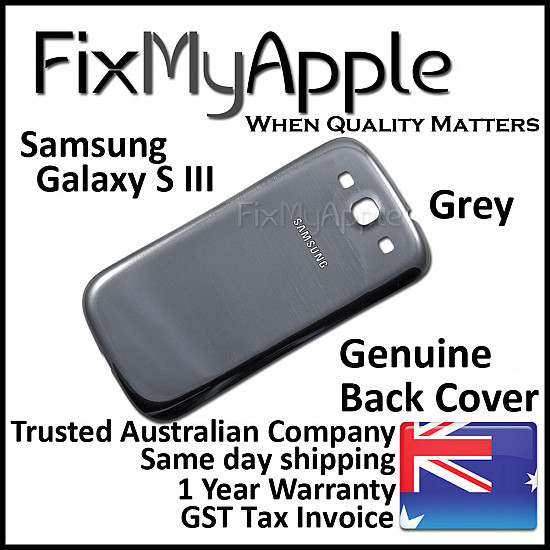 Samsung Galaxy S3 i9300 Back Cover - Grey OEM