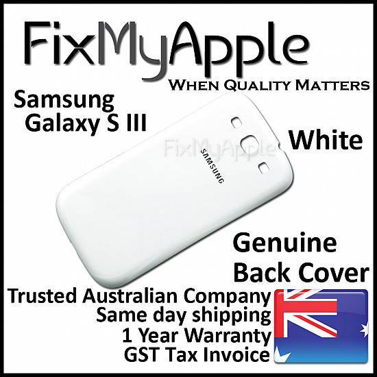 Samsung Galaxy S3 i9300 Back Cover - White OEM