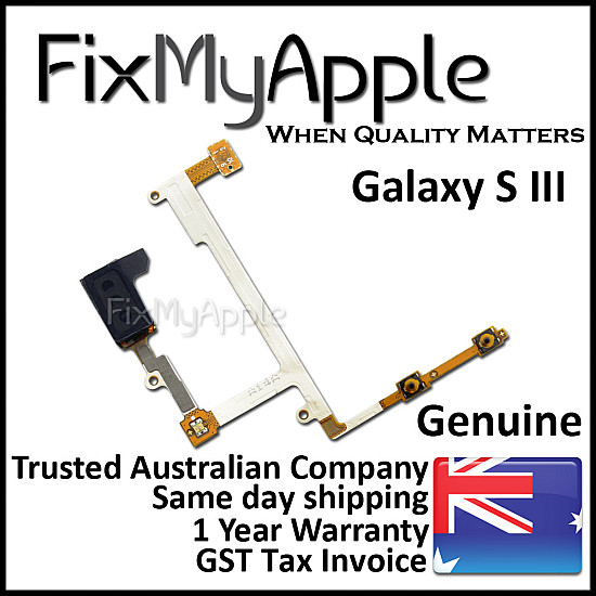 Samsung Galaxy S3 Ear Speaker / Volume Button Flex Cable OEM