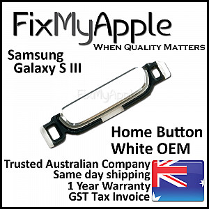 Samsung Galaxy S3 Home Button - White OEM