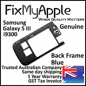 Samsung Galaxy S3 i9300 Back Housing Frame - Blue OEM