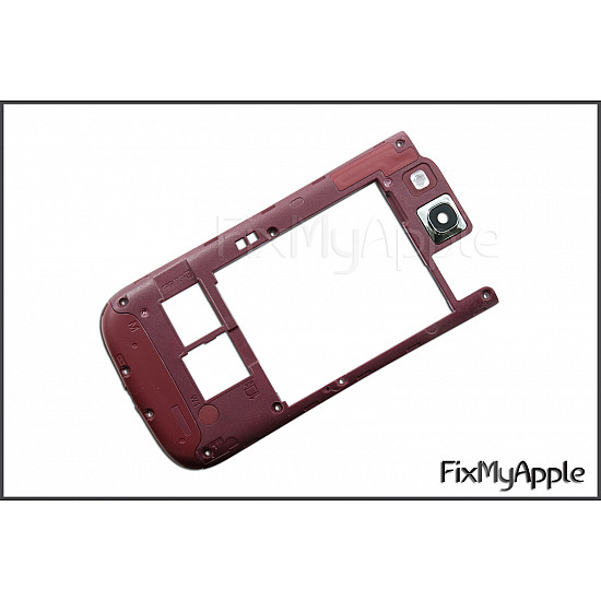 Samsung Galaxy S3 i9300 Back Housing Frame - Red OEM