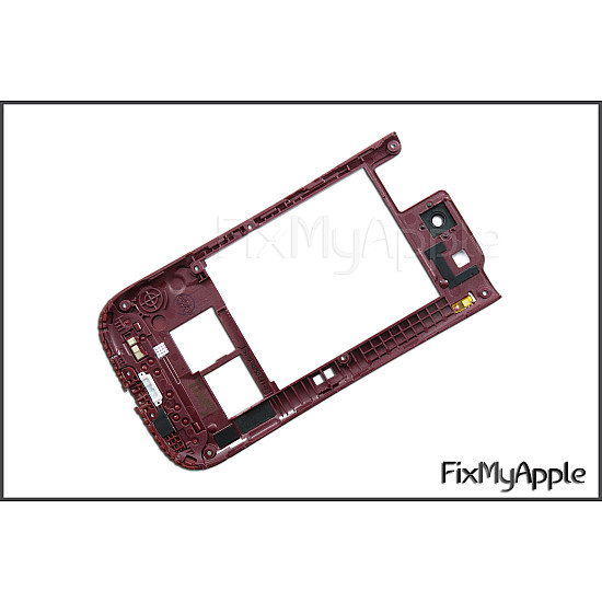 Samsung Galaxy S3 i9300 Back Housing Frame - Red OEM