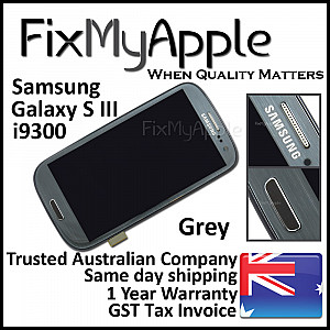 Samsung Galaxy S3 i9300 LCD Touch Screen Digitizer Assembly with Frame - Grey OEM