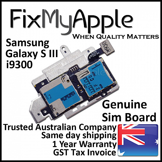 Samsung Galaxy S3 i9300 Sim and Micro SD Card Reader Flex Cable OEM