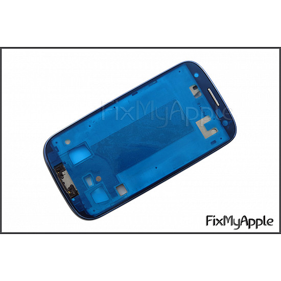 Samsung Galaxy S3 i9305 Mid Frame Bezel - Blue OEM