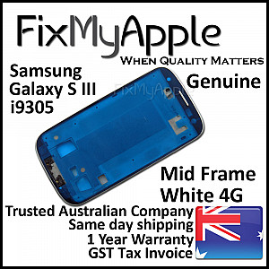 Samsung Galaxy S3 i9305 Mid Frame Bezel - White OEM