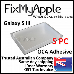 Samsung Galaxy S3 Optically Clear Adhesive (OCA) - 5 Pack