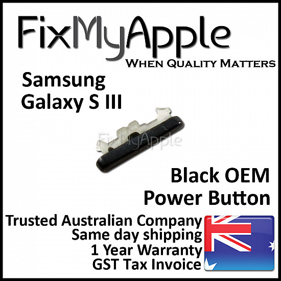 Samsung Galaxy S3 Power Button - Black OEM