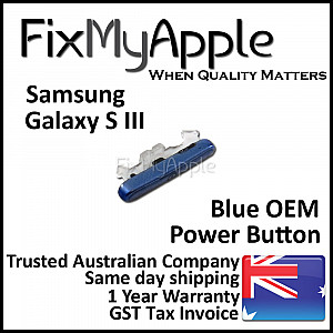 Samsung Galaxy S3 Power Button - Blue OEM
