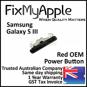 Samsung Galaxy S3 Power Button - Red OEM