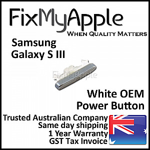 Samsung Galaxy S3 Power Button - White OEM