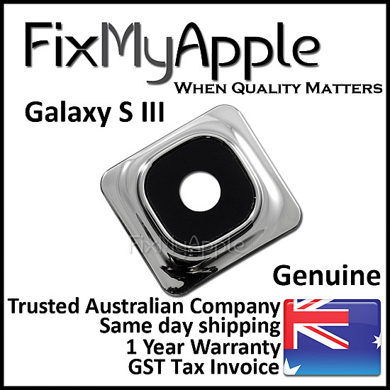 Samsung Galaxy S3 Rear / Back Facing Camera Lens with Bezel OEM