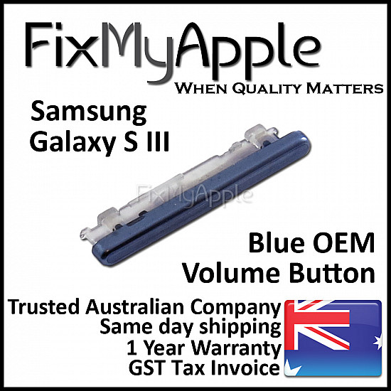 Samsung Galaxy S3 Volume Button - Blue OEM